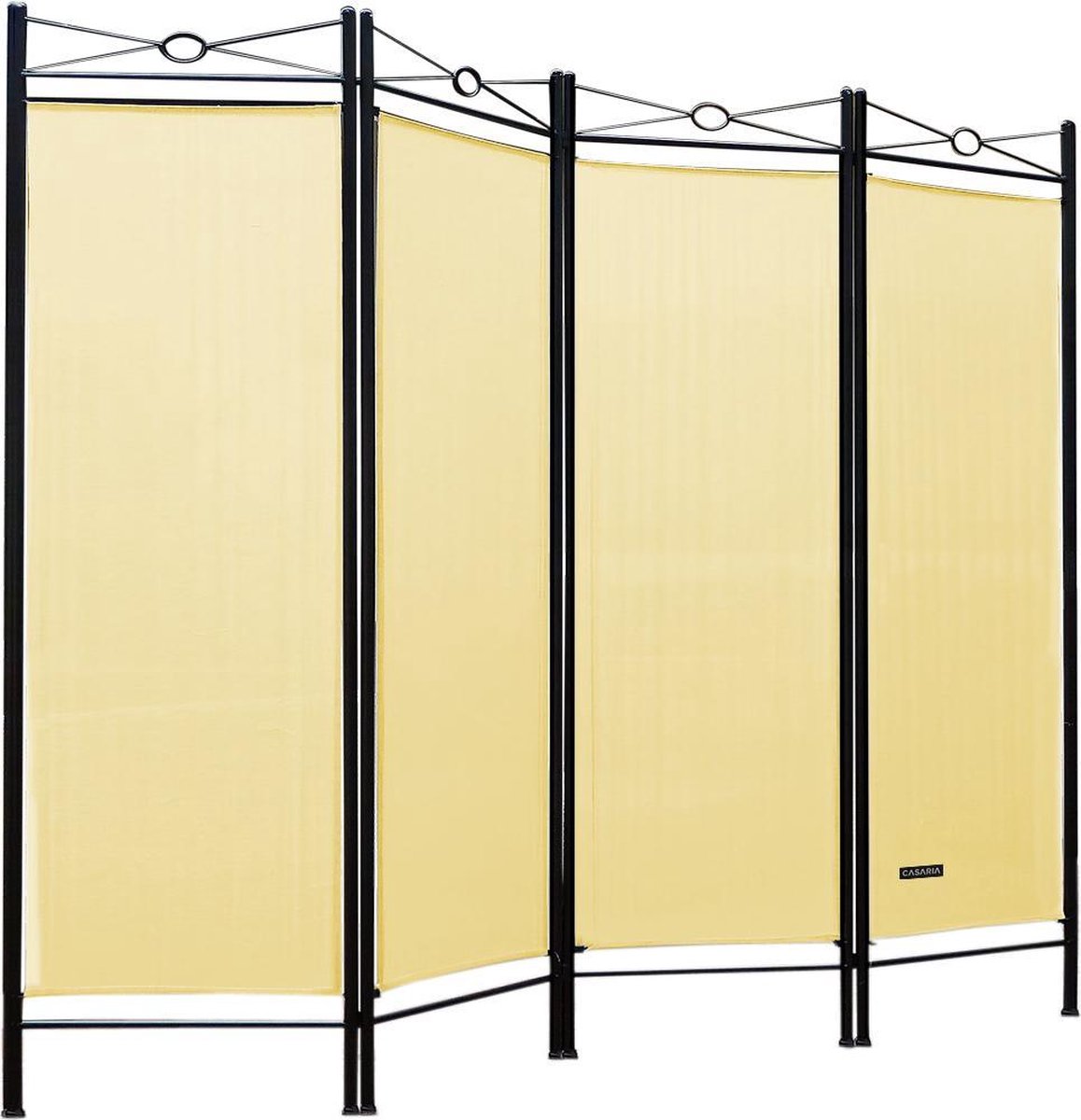 Parawan metalowy Kremowy 180x163cm