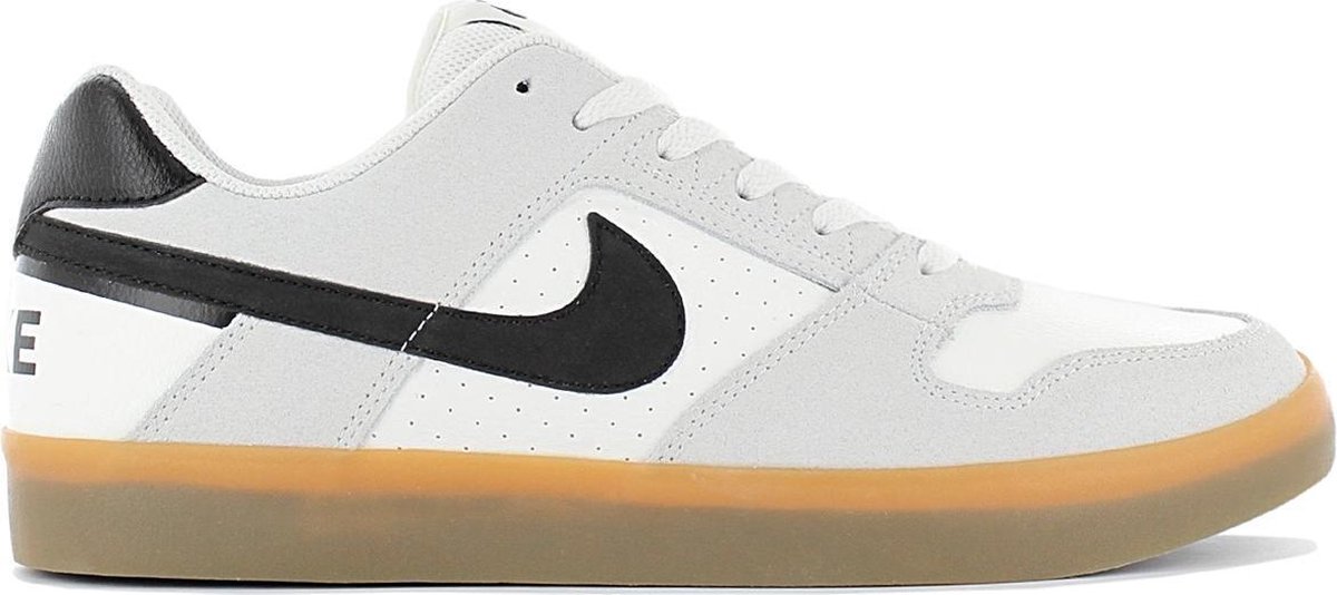 Nike Delta Force Vulc SB Summit White Herren Sneaker Schwarz-Gummi-Hellbraun 942237-101 46