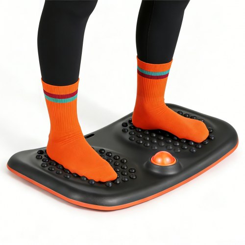 VEVOR Balansbräda, Wobble Board-tränare för vuxna, Premium balansträningsutrustning Rocker, Kompakt och lätt för coreträning, Stående skrivbordsträning, Hemmagym, Kontor, Arbetsstation, Svart