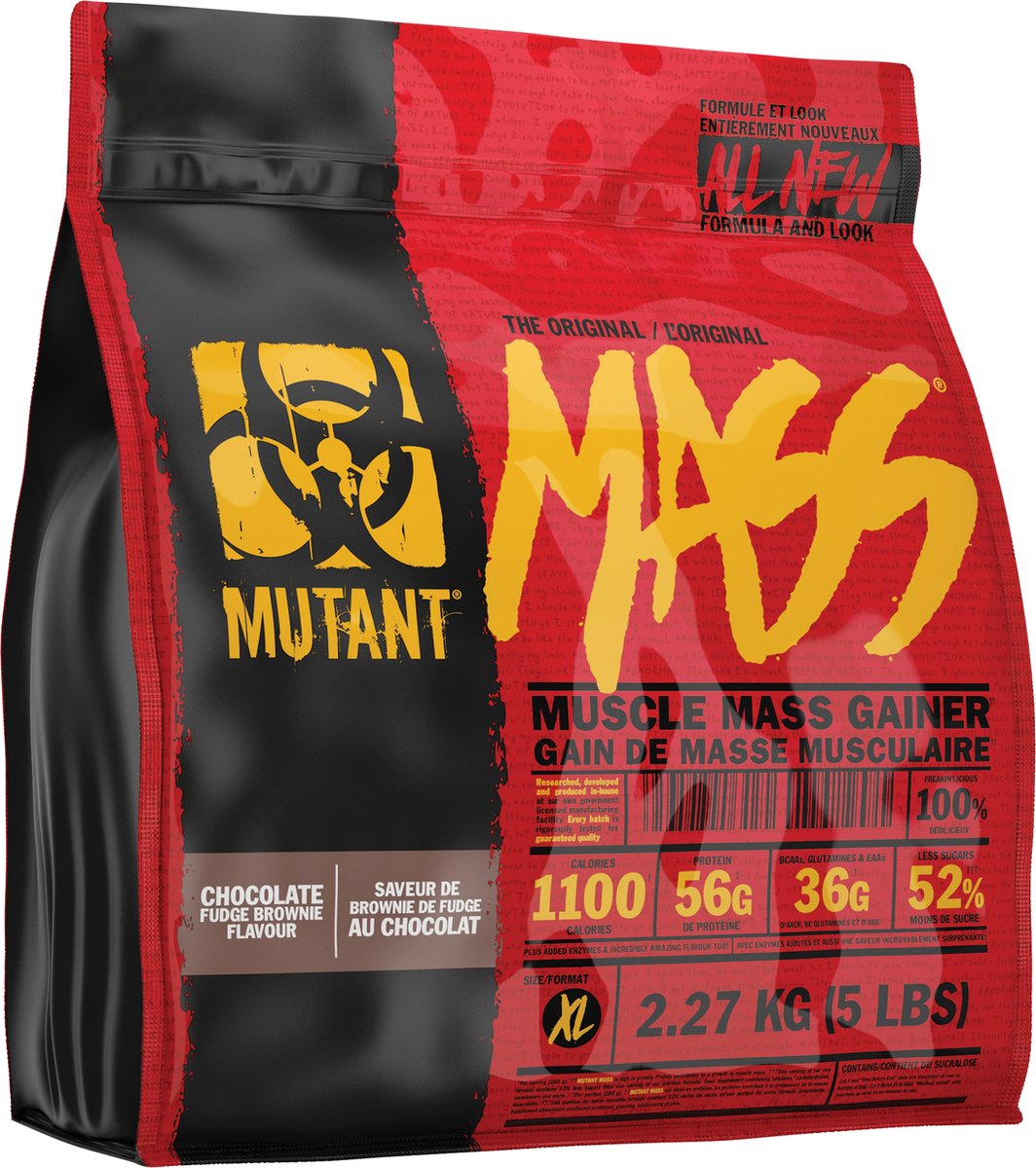 Odżywka Węglowodanowo-Białkowa Gainer PVL Mutant Mass 2270g