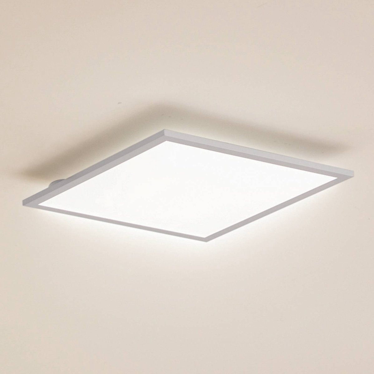 Enhife LED Deckenleuchte 39,5 cm Weiß - Lindby - Arbeitszimmer / Büro - Modern - Aluminium - Eckig