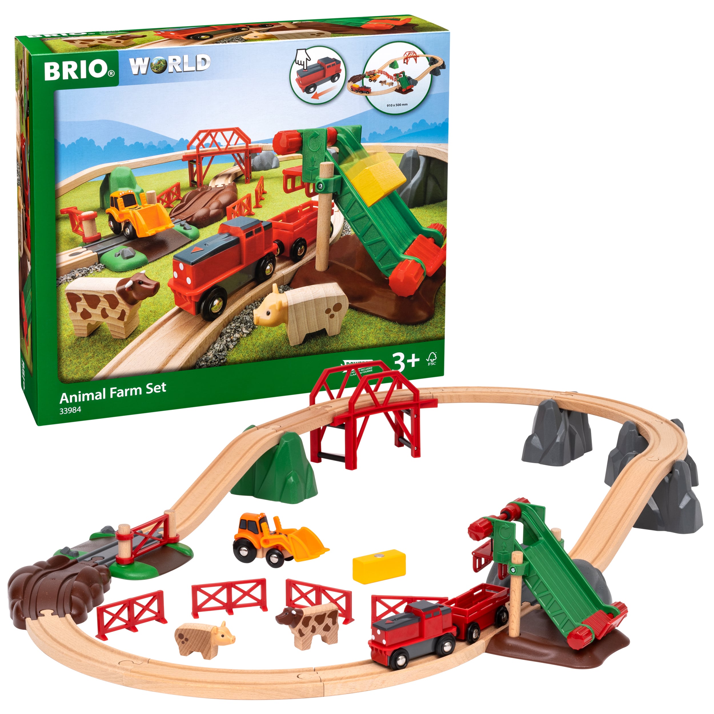 Farmrundgang und Batterielokomotive Ravensburger