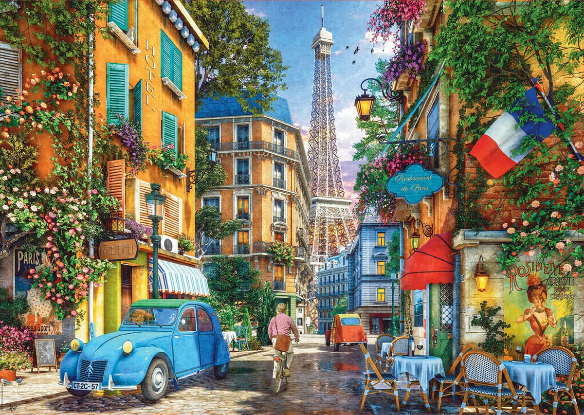 Puzzle mit 4000 Teilen Educa Calles Paris