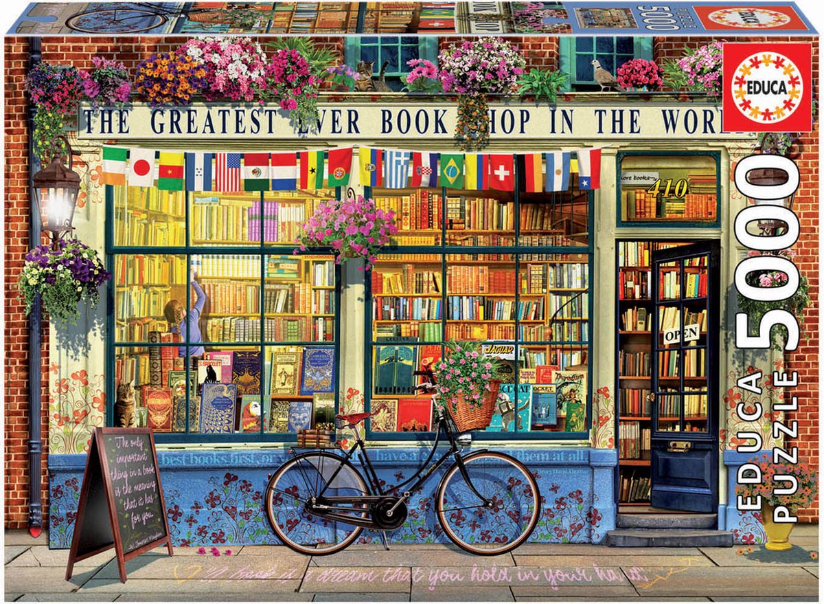 Puzzle mit 5000 Teilen Educa Librería