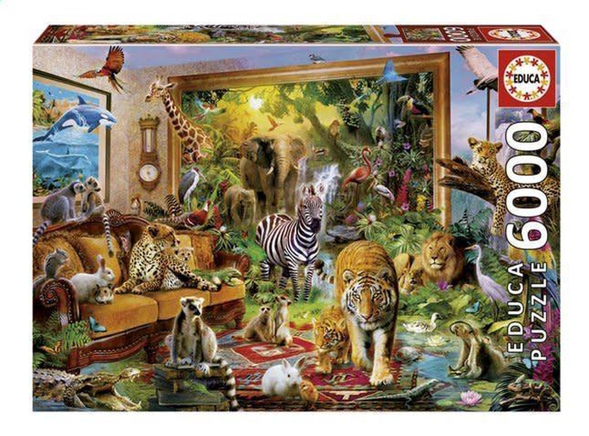 Puzzle mit 6000 Teilen Educa Entra Habitación