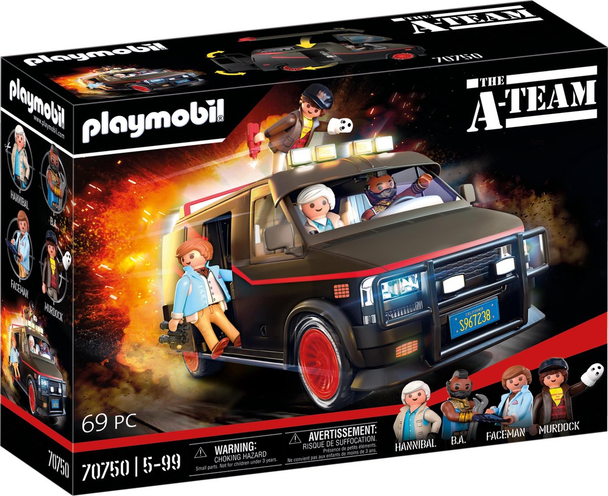 Konstruktionsspiele Lieferwagen Agency All Risk Playmobil