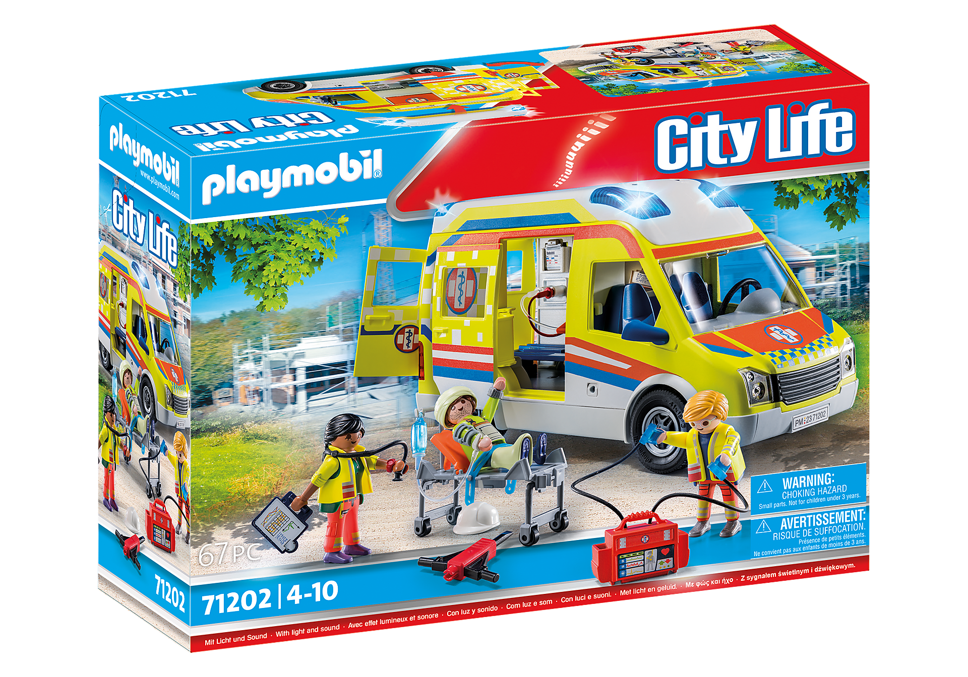 Ambulanz Lichteffekt Playmobil