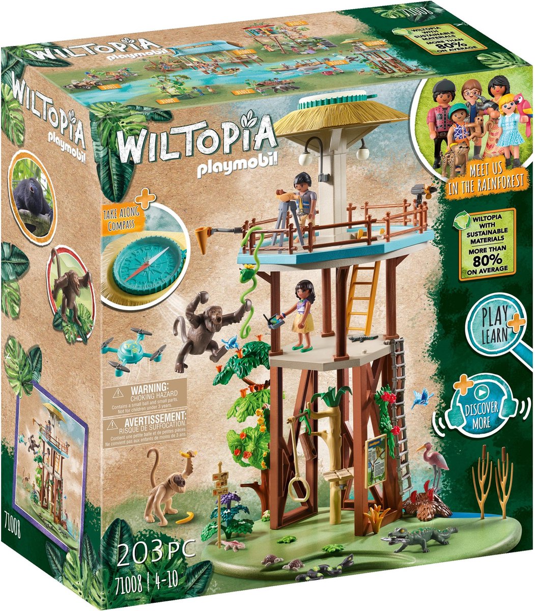 Figurine Familienhaus Baum Playmobil Wiltopia