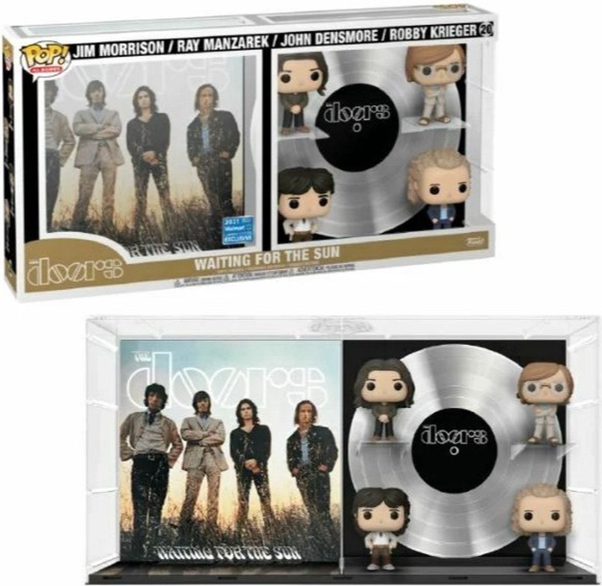 4er-Set Actionfiguren - waiting for the sun vynil Funko The Doors POP Albums