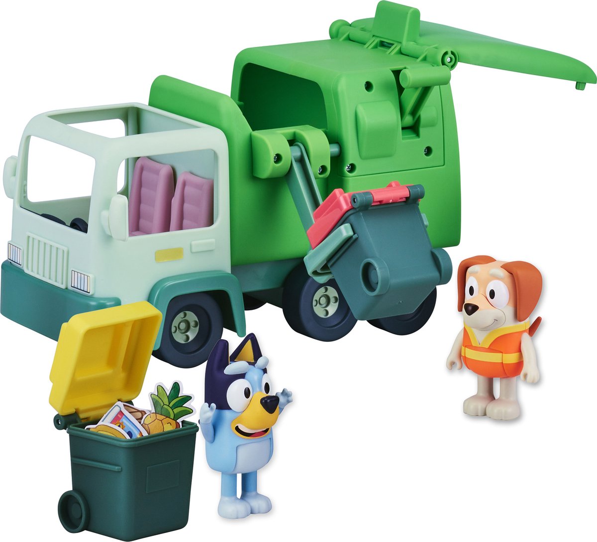 Spiele Auto zusammen Müllwagen Moose Toys Bluey