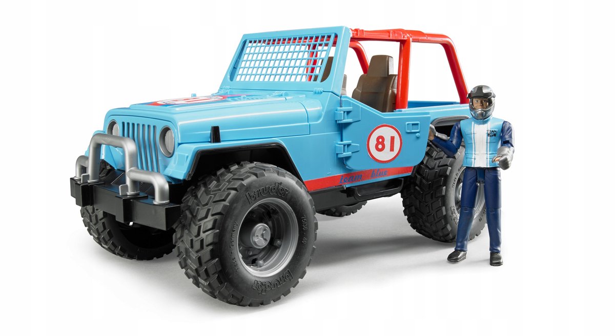 Auto Spiele - Jeep Cross Country Racer mit Fahrer Bruder