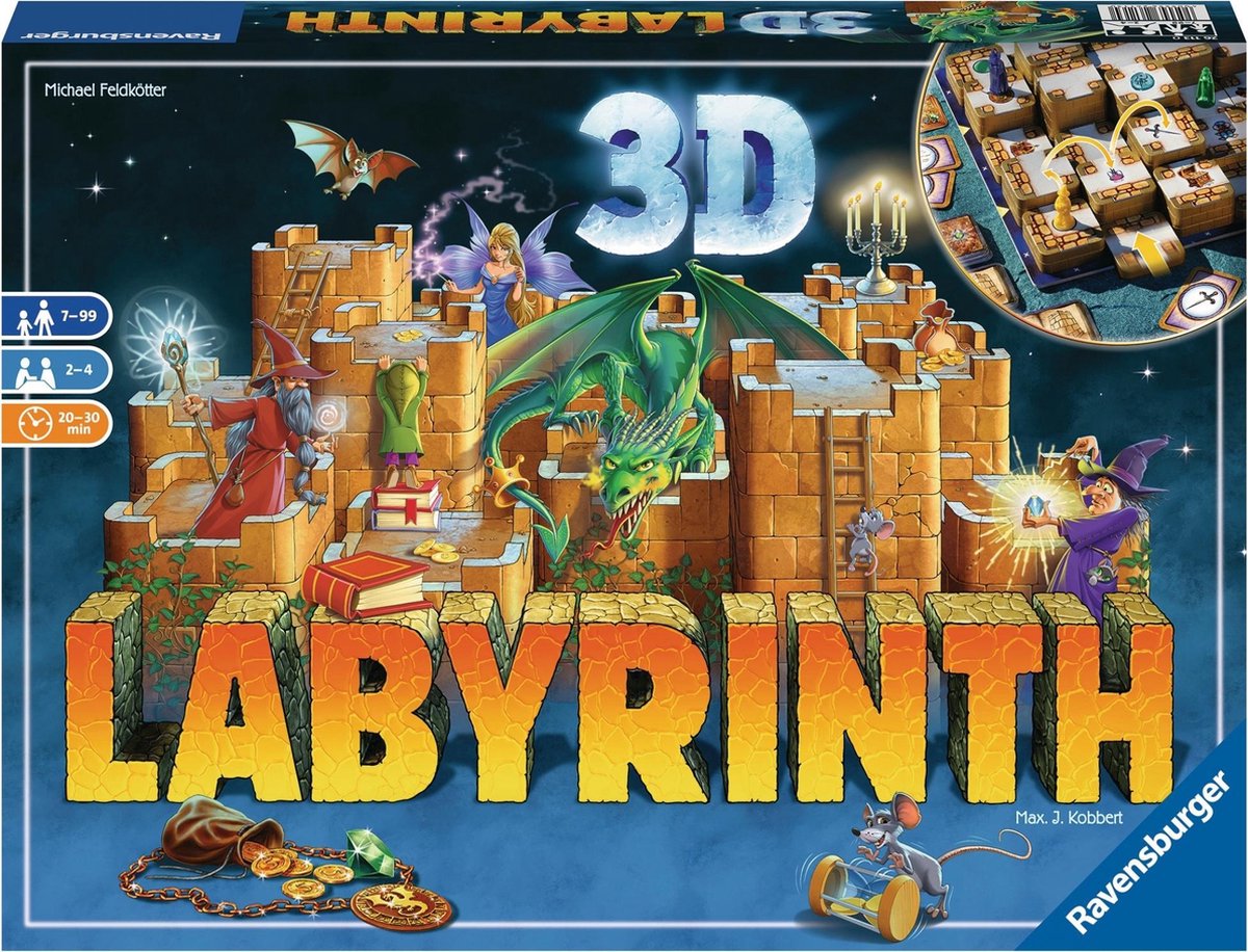 Brettspiele 3d labyrinth Ravensburger