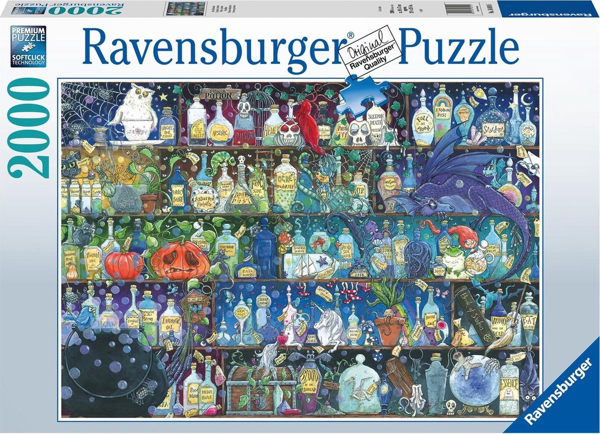 2000-teiliges Puzzle - Das Zaubertrankregal / zoe sandler Ravensburger