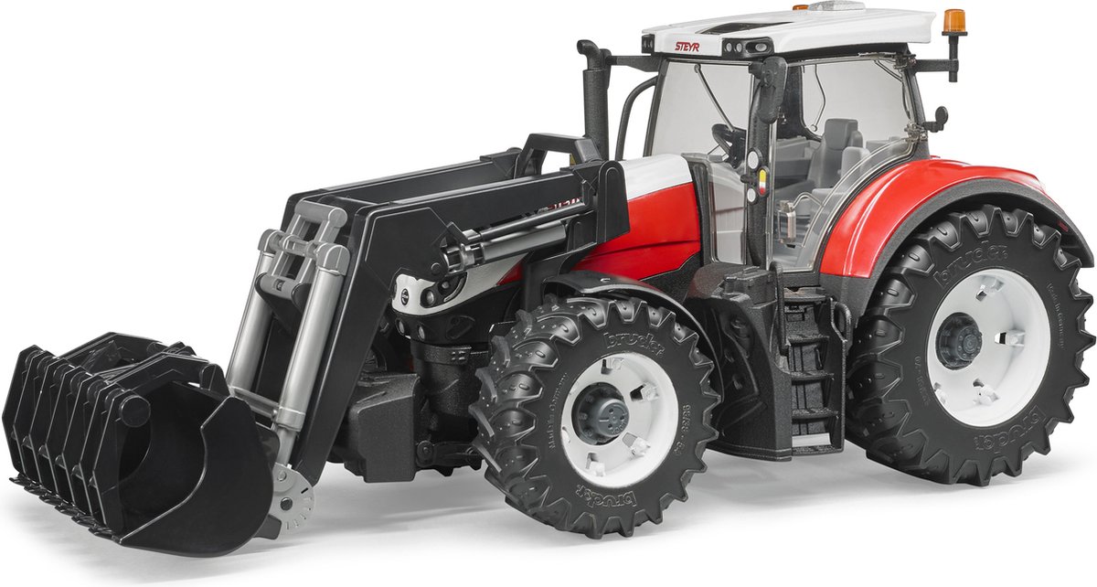 Auto Spiele - steyr 6300 terrus mit Anhänger Bruder