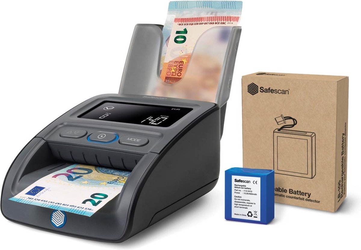 Safescan Geldscheinprüfer 155-S Complete grau