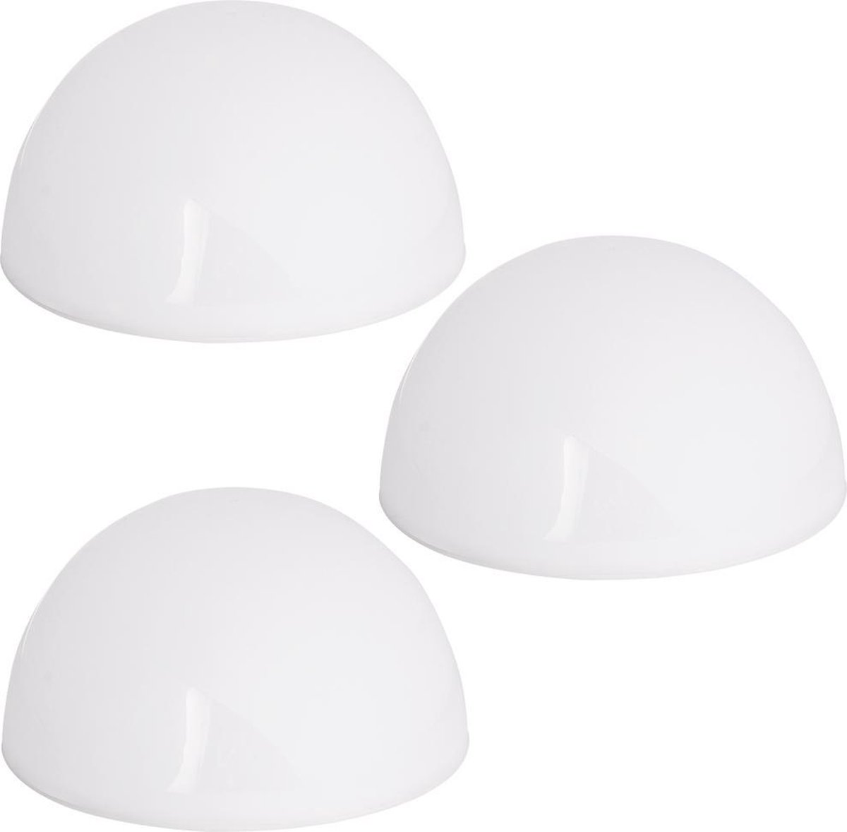 Zestaw 3 półokrągłych lamp solarnych LED