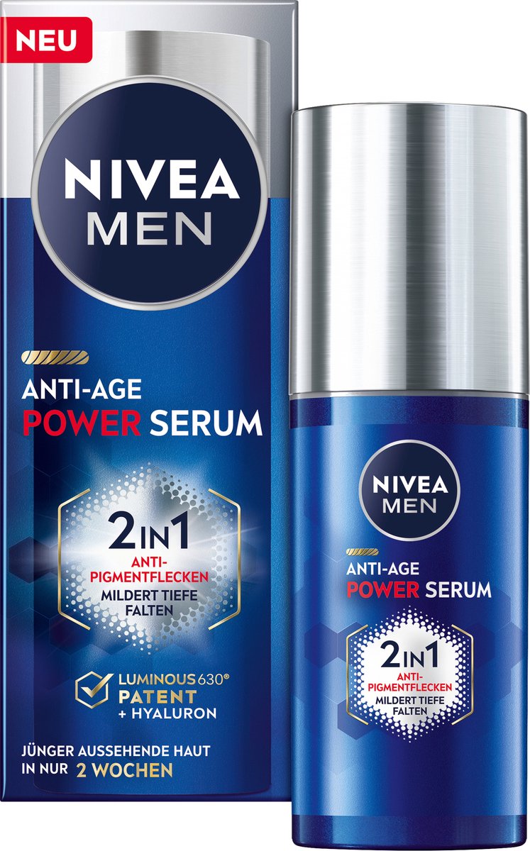Nivea Men Anti-Age Power Serum, Anti-Pigmentierungsserum, 30 ml