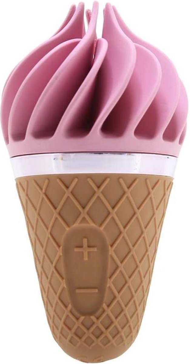 Sweet Treat Augenstimulator in Form eines rosafarbenen Eiswaffelsteins