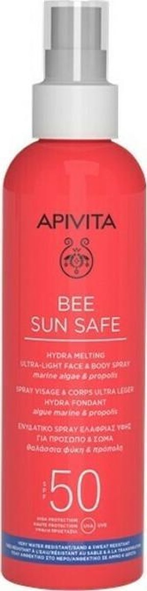 Sonnenschutzspray für Gesicht und Körper SP50, 200 ml, Bee Sun Safe Apivita