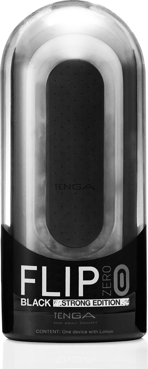 Tenga Flip Zero Wiederverwendbarer Masturbator Schwarz