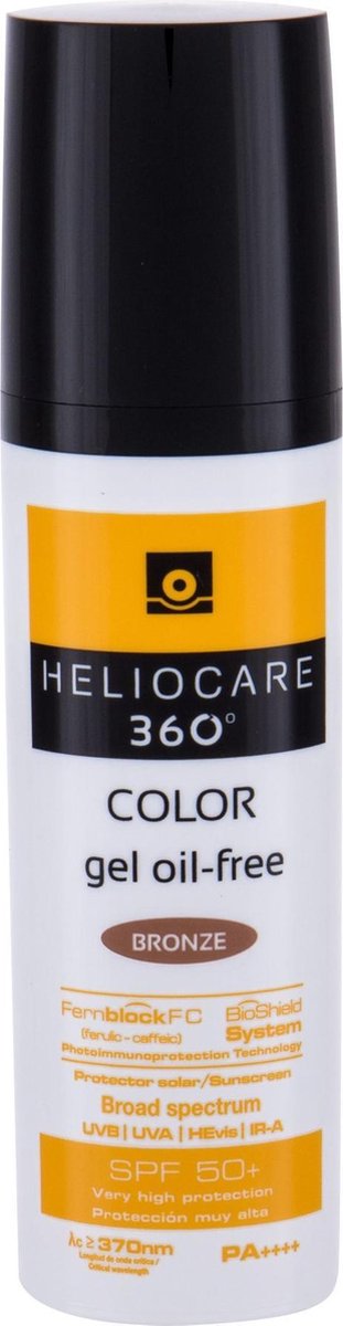 Heliocare 360º SPF50+ Ölfreies Gel Bronze Farbe, 50ml