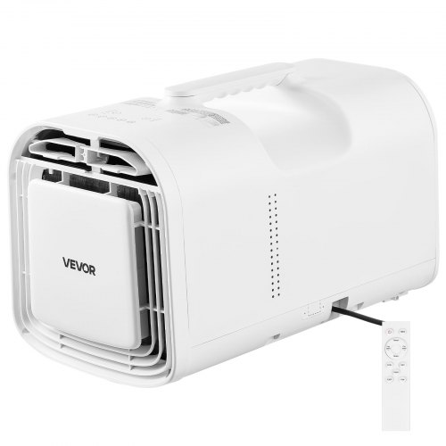 VEVOR Portable Camping Air Conditioner, 3000 BTU Tent AC Unit, 530W Cooling Only, Touch & Remote Control, 24H Timer, 200 m³/h Airflow, Multiple Modes for Tents, RVs, Camping,  Outdoor Use, Home, White