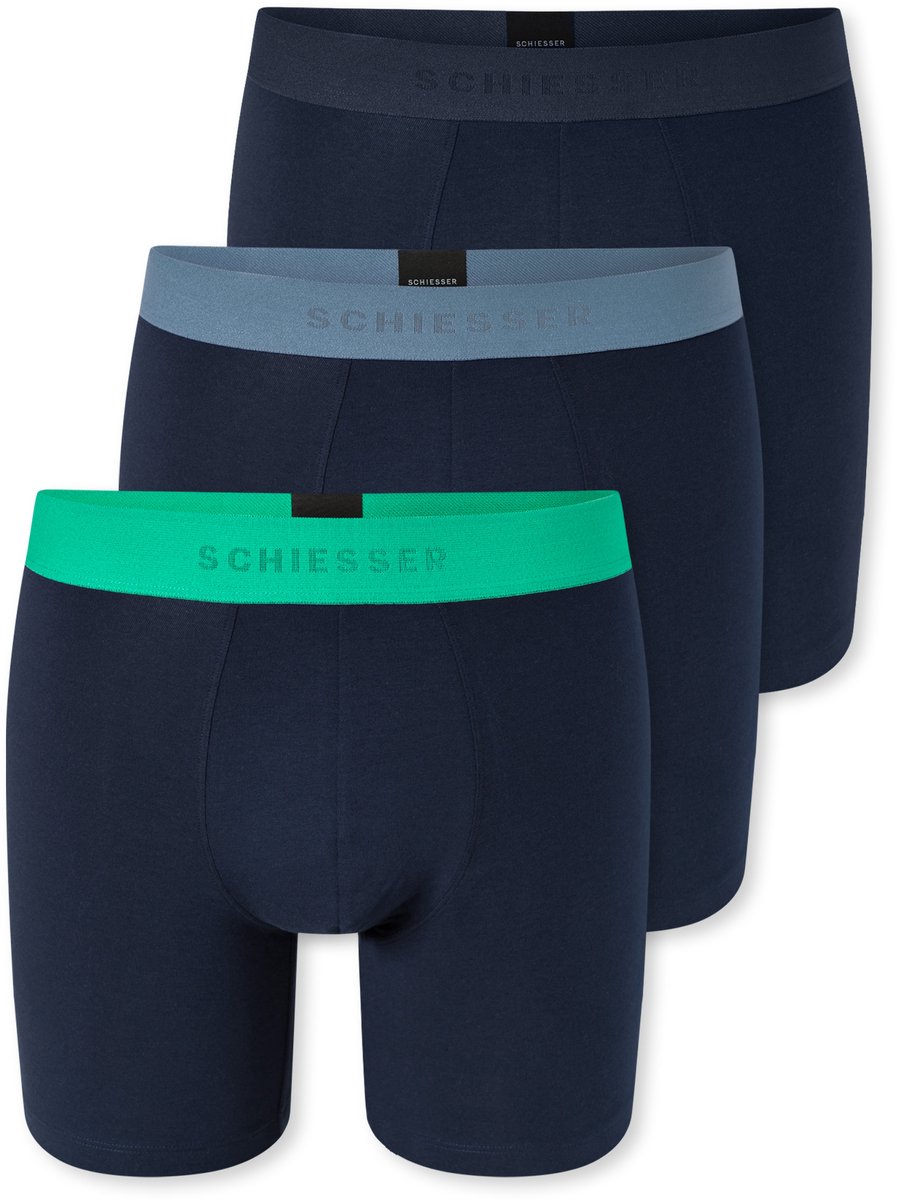 Long-Shorts 3er-Pack dunkelblau - 95/5 7
