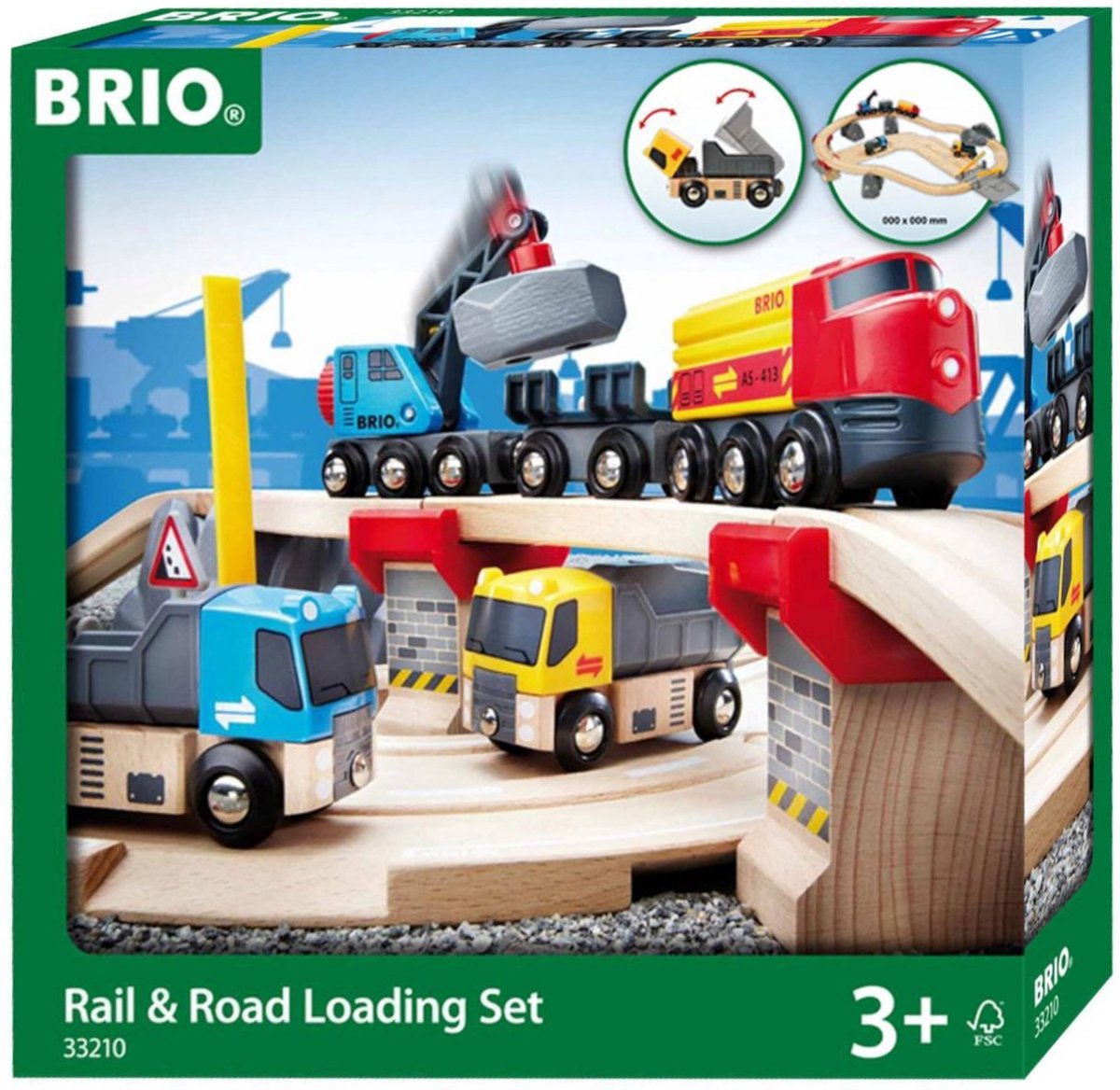Kreislauf Schiene Straße Transport von Gestein Ravensburger