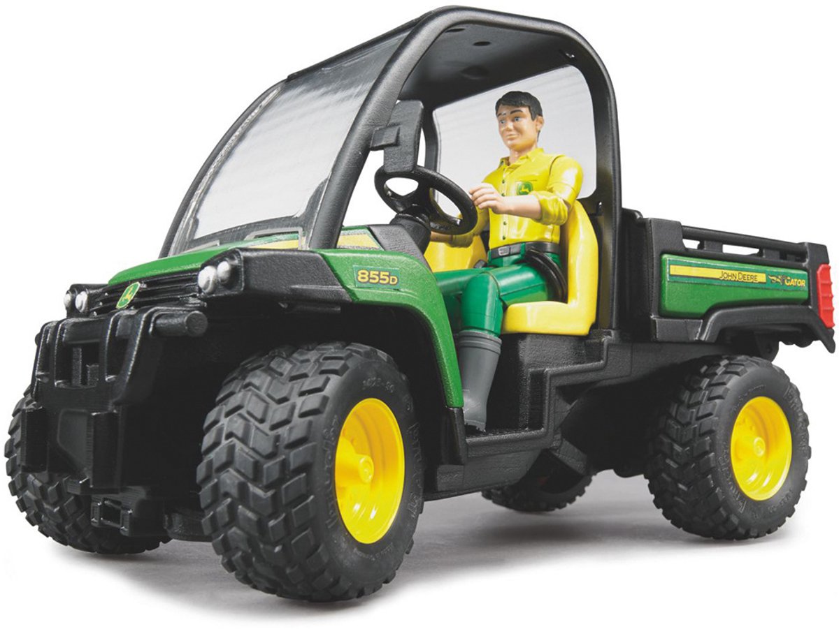 Auto mit Fahrer Spiele Bruder John Deere Gator 855D