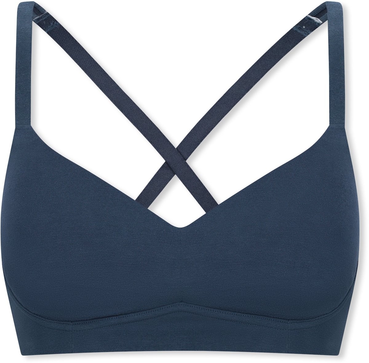 Soft BH mit Schale deep blue - Unique Cotton 75A