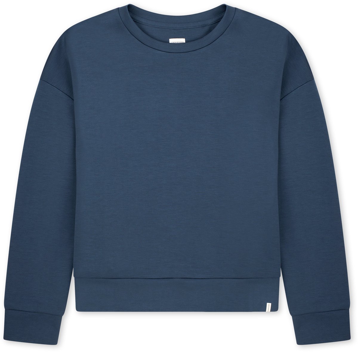 Sweatshirt langarm Doubleface V-Ausschnitt deep blue - Mix+Relax 48