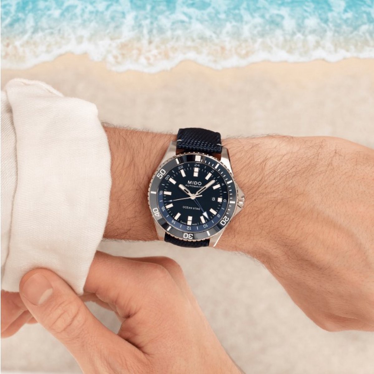Mido M0266291705100 Herrenuhr Ocean Star GMT Automatik 44mm 20ATM