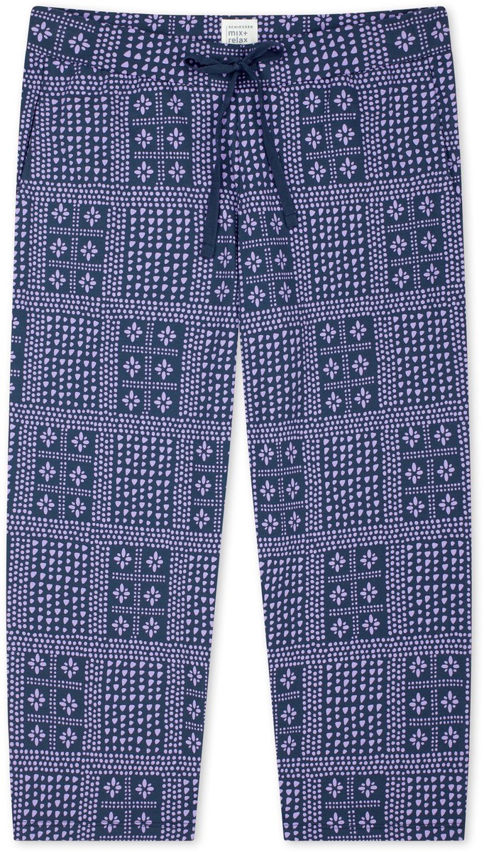 Hose 3/4-lang multicolor bedruckt - Mix+Relax 38