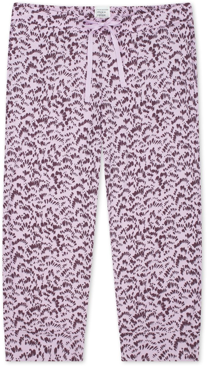 Hose 3/4 lang Bündchen Federn multicolor - Mix+Relax 36