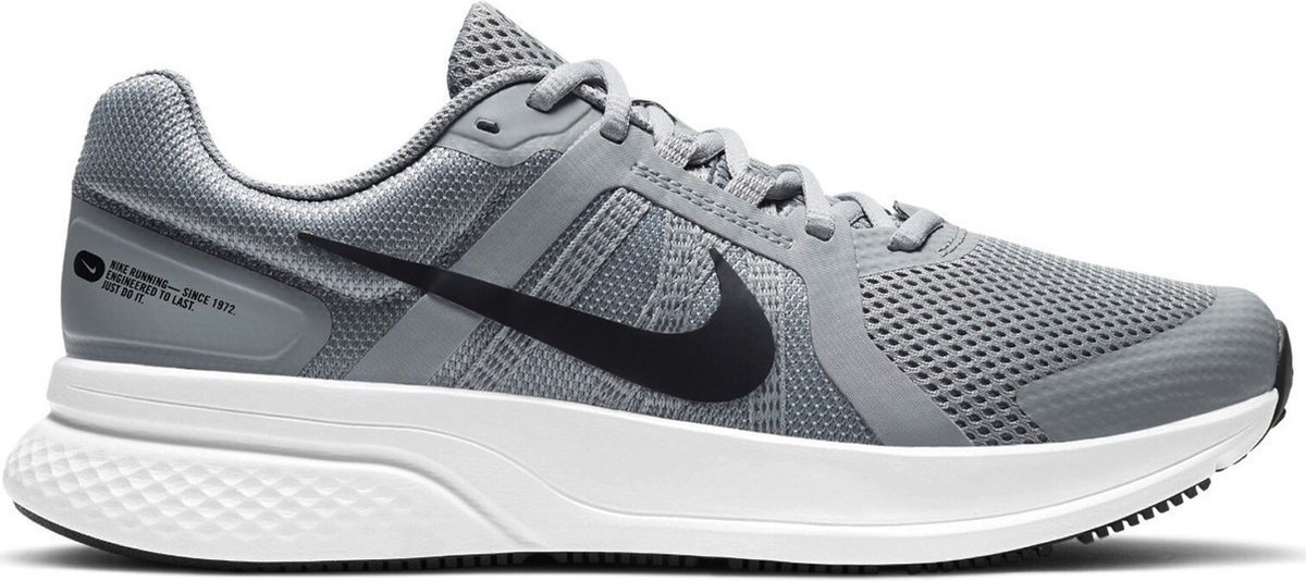 Nike Run Swift 2 Particle Grey Herren Sneaker Schwarz Weiß CU3517-014 42
