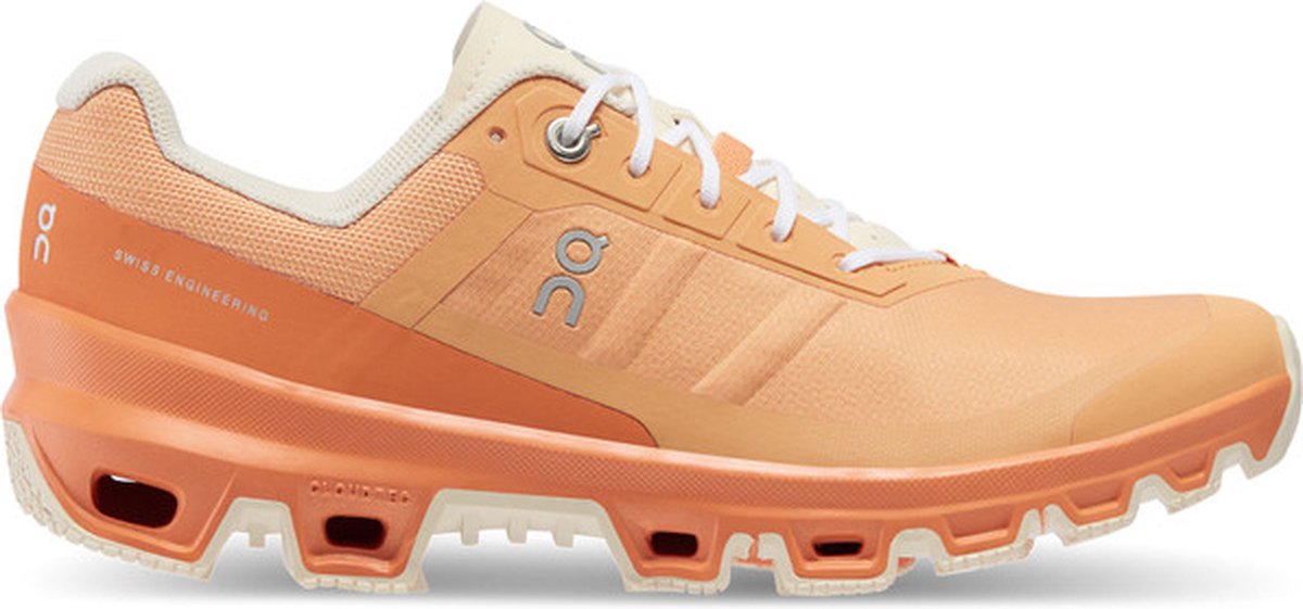 On Cloudventure Leichte Stoff Low-Top Trailrunning-Schuhe Damen Sneaker Orange Kupfer 32.98582 38.5