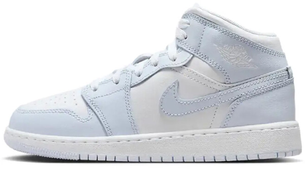 Air Jordan 1 Mid GS Cobalt Bliss Kinder-Sneaker Blau Weiß Neutralgrau FD8780-400 36.5