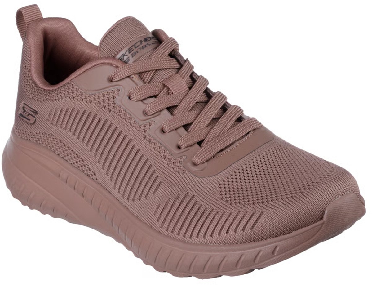 Skechers Bobs Squad Chaos - Face Off, braune Damen Sneakers 39 braun