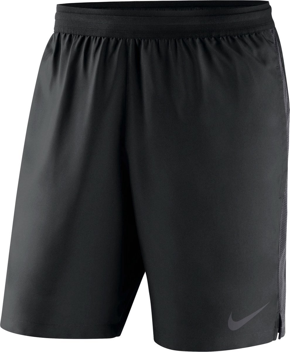 Nike Elastische Bund Fußballshorts Mit Logo Herren Unterteile Schwarz AA0737-010 L