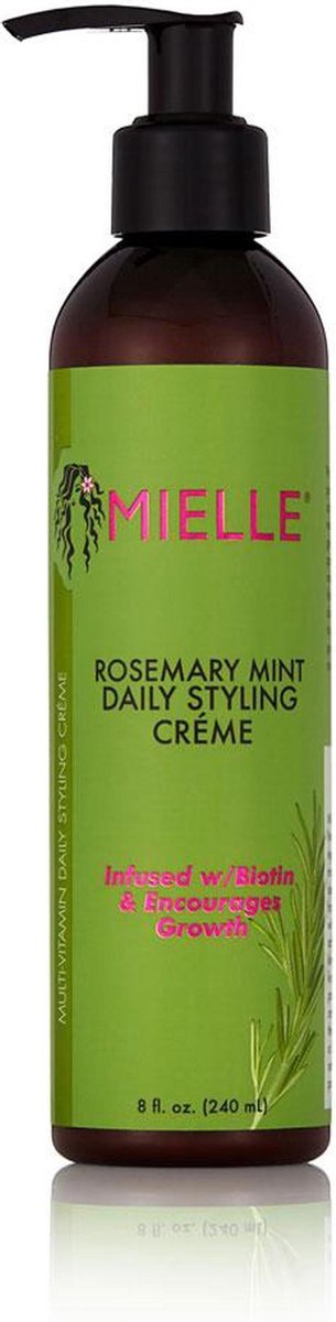 Mielle, Tägliche Stylingcreme, Rosmarin-Minze, 8 fl oz (240 ml)