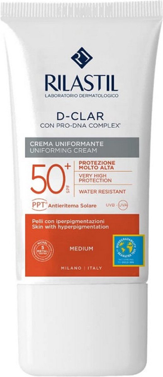 Rilastil D-Clar Spf50+ Vereinheitlichende Creme Medium 40ml
