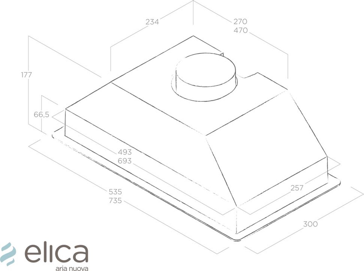 Elica era c ix/a/52 prf0142723 Dunstabzugshaube
