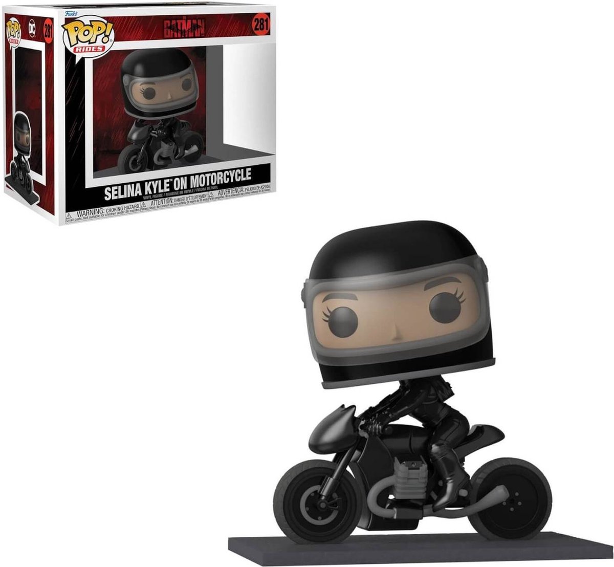 Figurine batman pop Funko Selina on Motorcycle