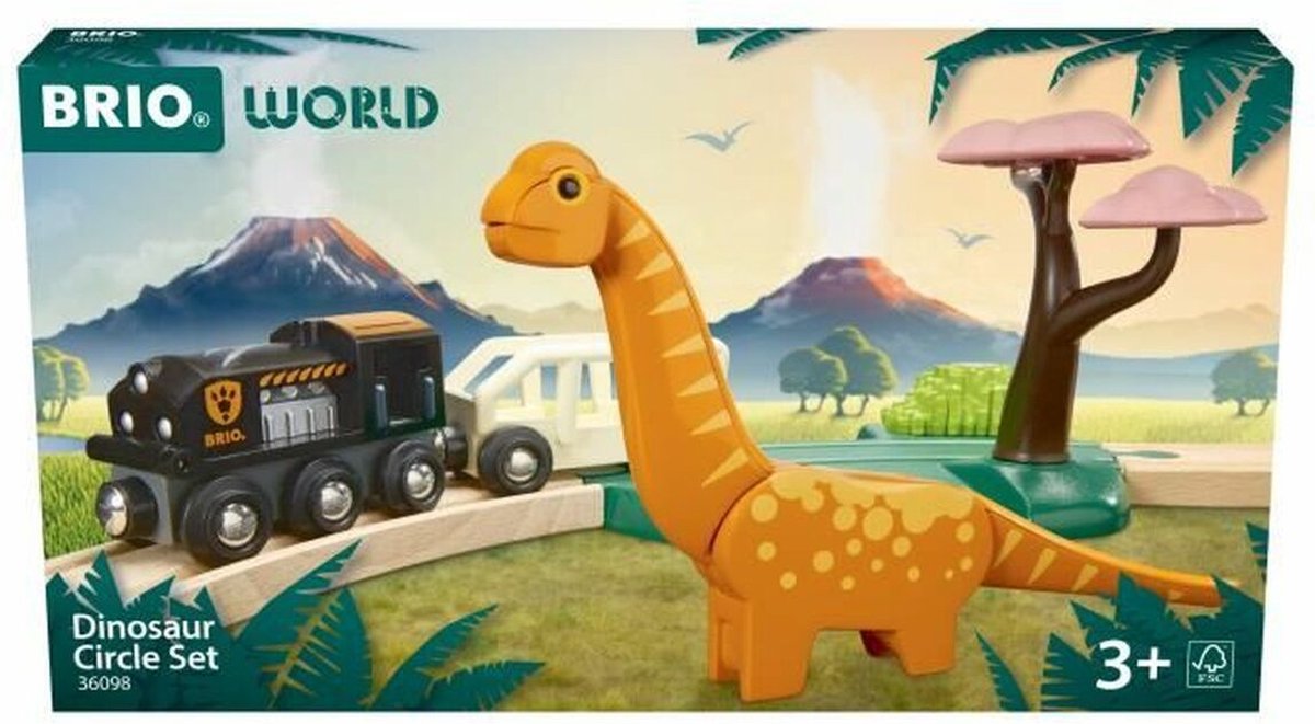 Konstruktionsspiele - Dinosaurier-Rennstrecke Brio