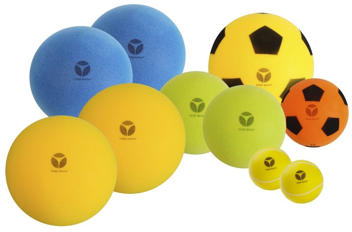Schaumstoffballon Tanga sports Mix (x10)