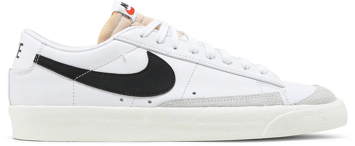 Nike Herren Blazer Low 77 Vintage Weiß Schwarz Herren Sneaker Sail DA6364-101 40