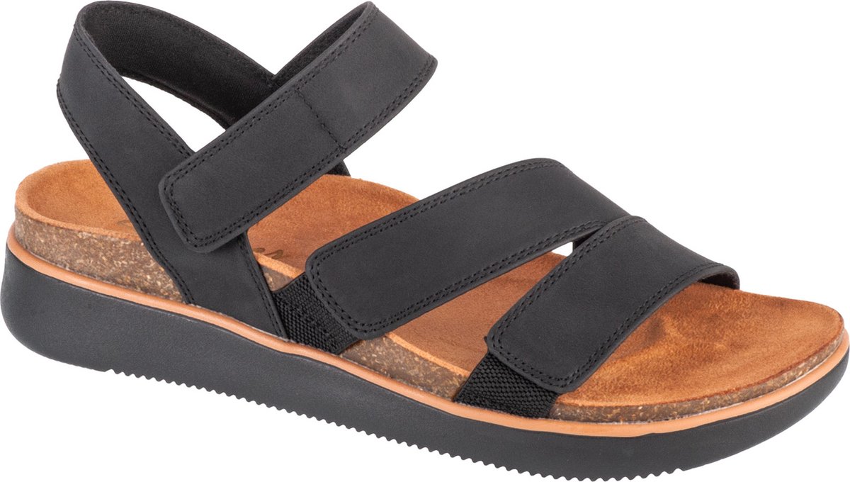 Skechers Lifted Comfort, Damen schwarze Sandalen 38 schwarz