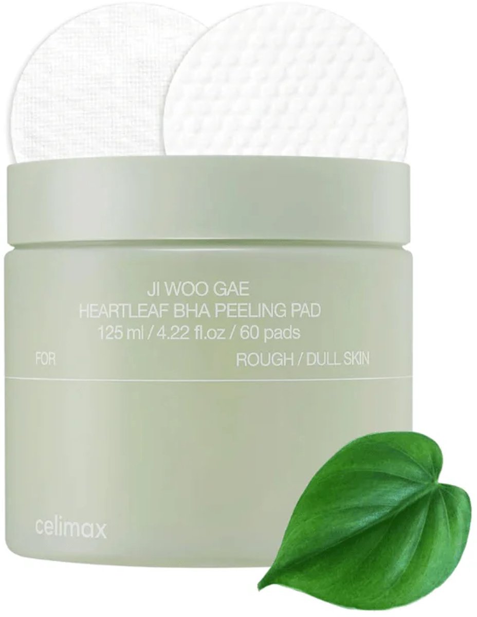 CELIMAX JI WOO GAE Herzblatt BHA Peeling Pad 60 Stück 60EA X 2