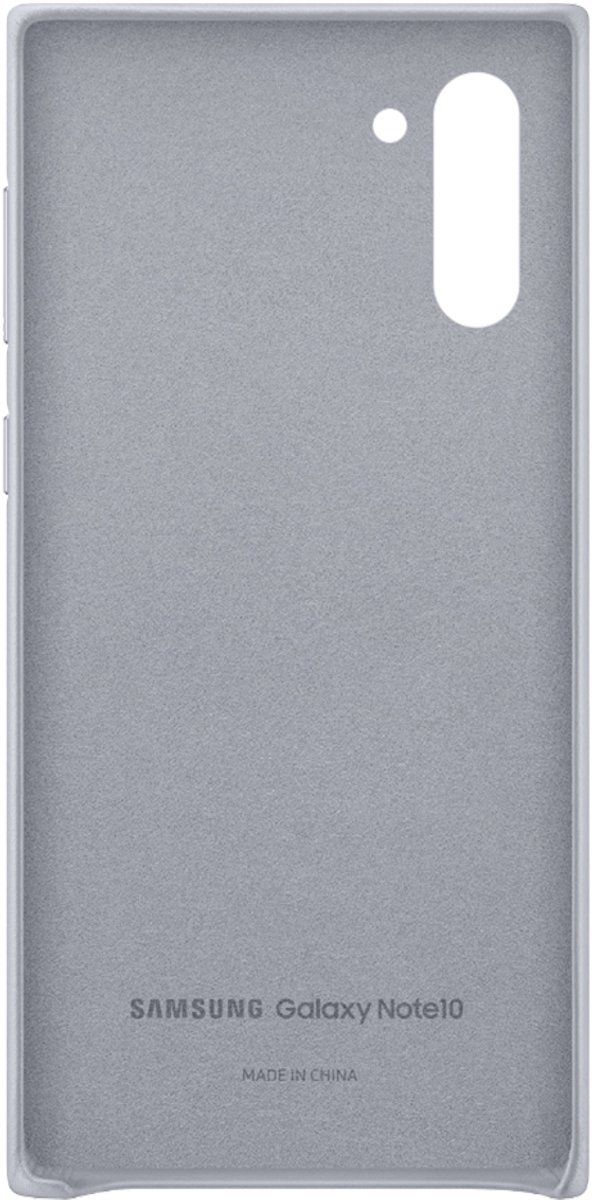 Hülle für Samsung Galaxy Note 10 Samsung Leder Grau