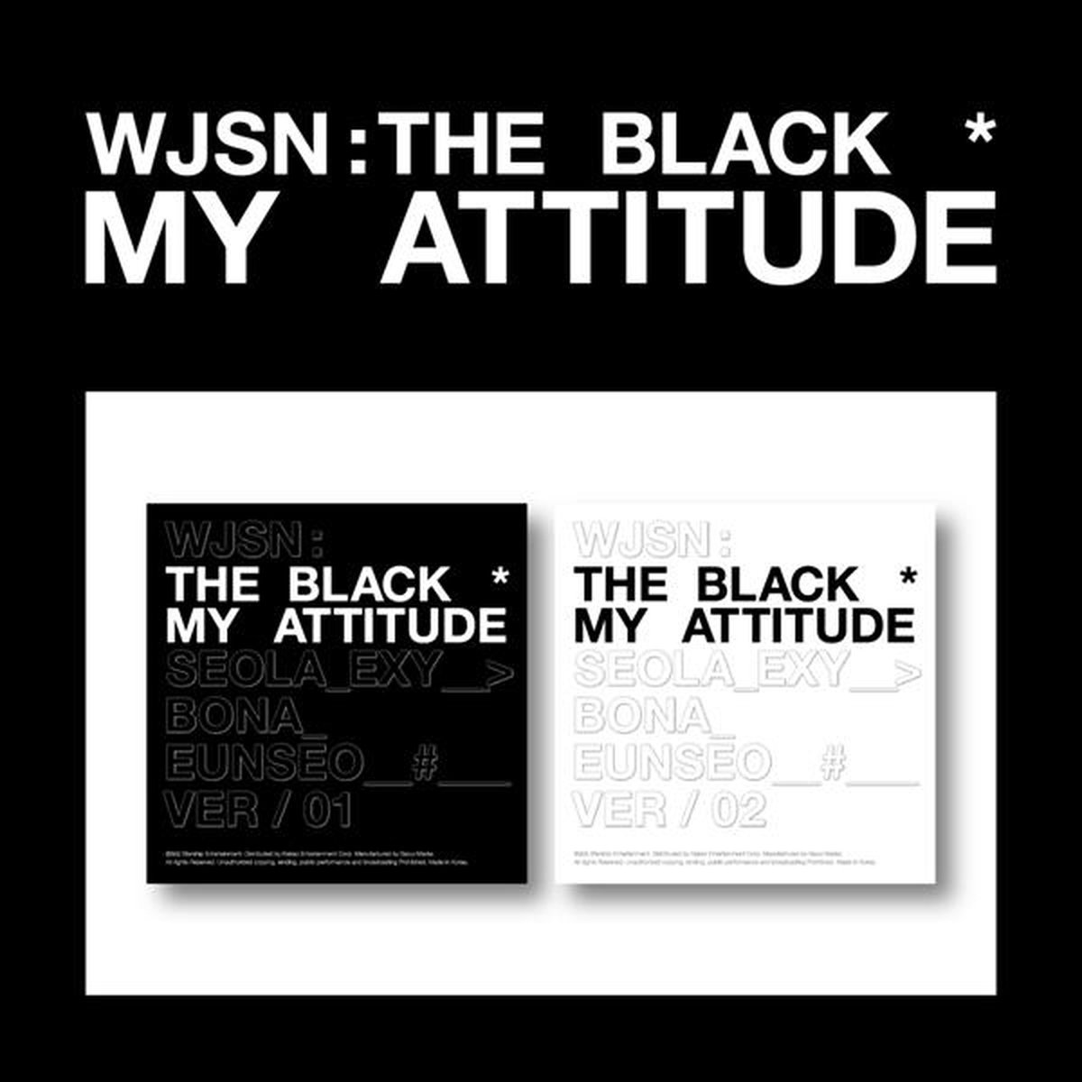 WJSN-Album [THE BLACK] SET(2 Ver),No poster